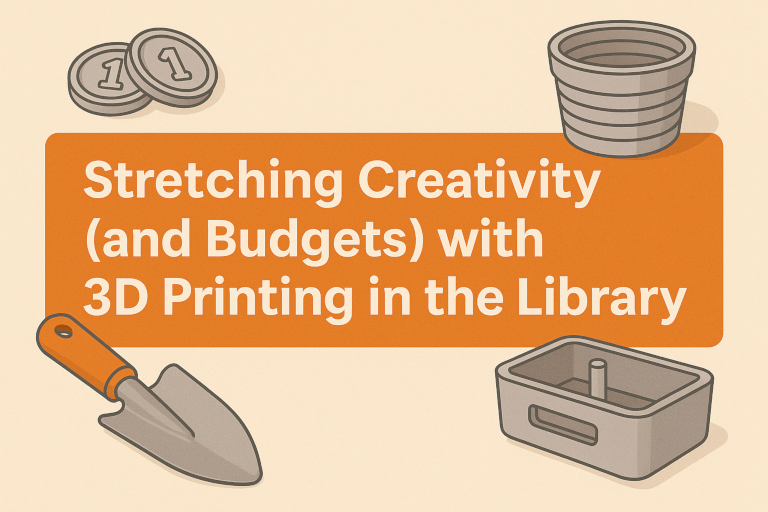 Stretching Creativity (and Budgets) with 3D Printing in the Library Banner