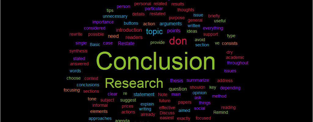 Conclusion Infomap